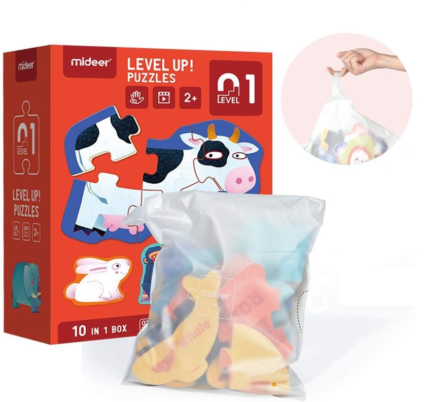 LEVEL PUZZLE NIVEL 1 ANIMALES, 10 PUZZLES-3