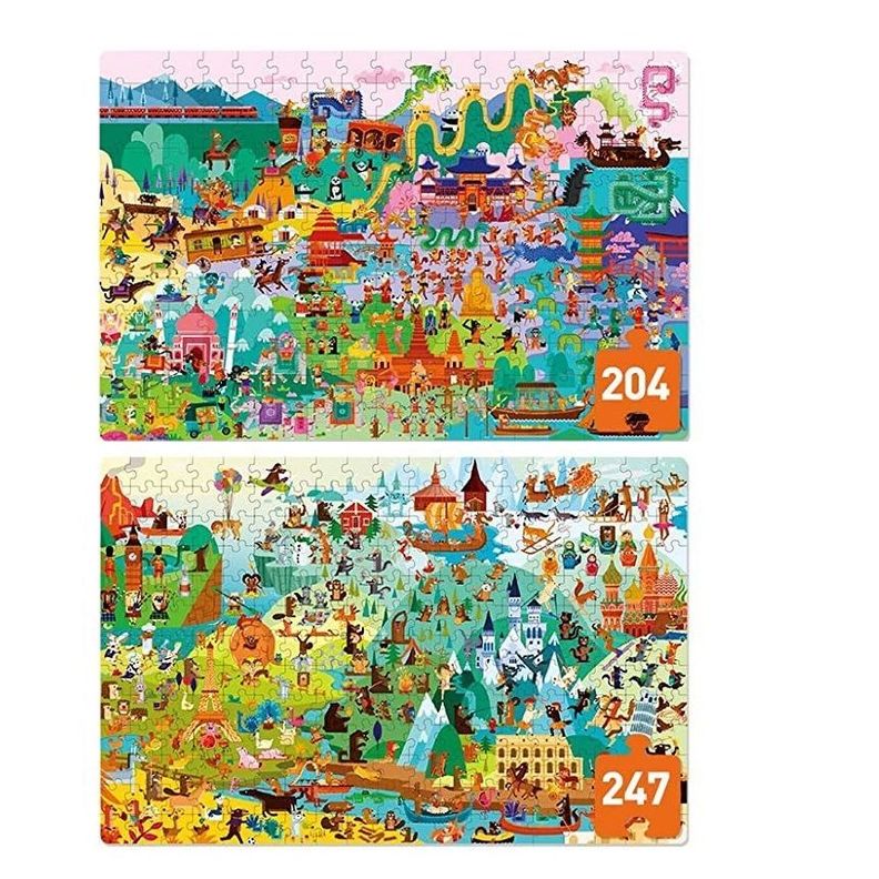 LEVEL PUZZLE NIVEL 7 GEOGRAFÍA HUMANA, 2 PUZZLES-5