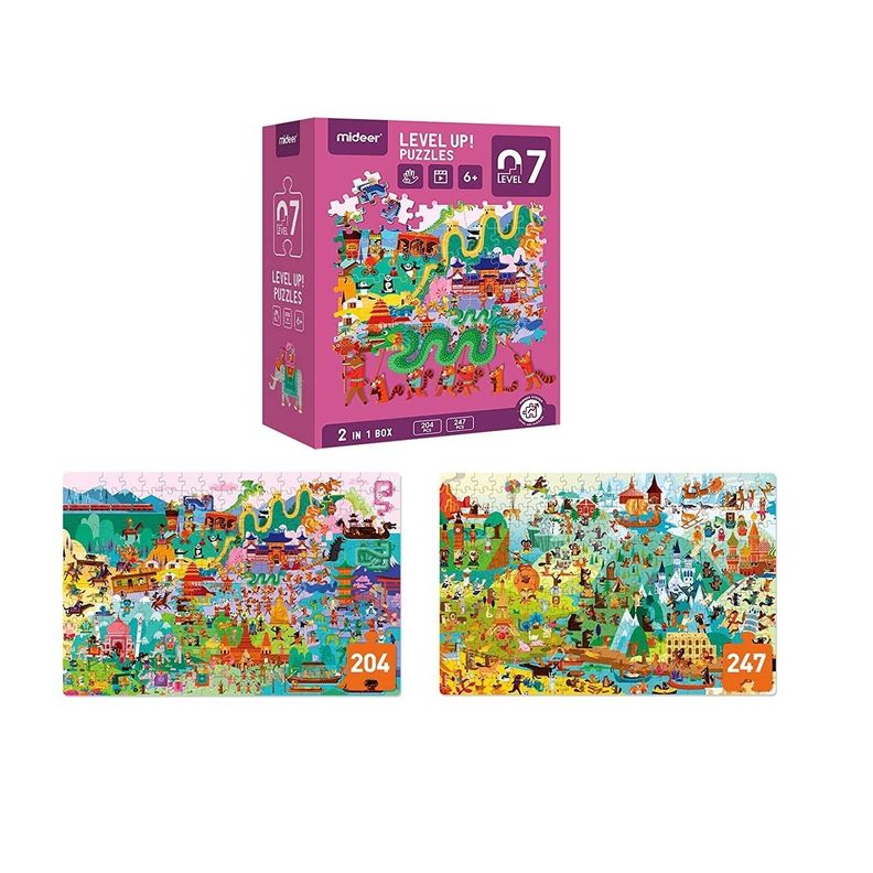 LEVEL PUZZLE NIVEL 7 GEOGRAFÍA HUMANA, 2 PUZZLES-4