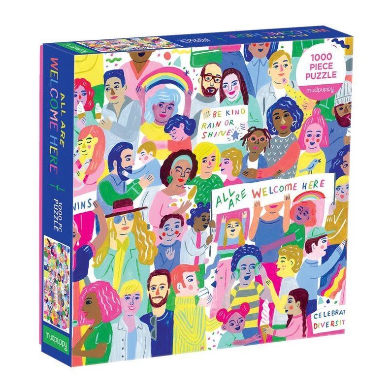 PUZZLE 1000PCS, TODOS SON BIENVENIDOS-1