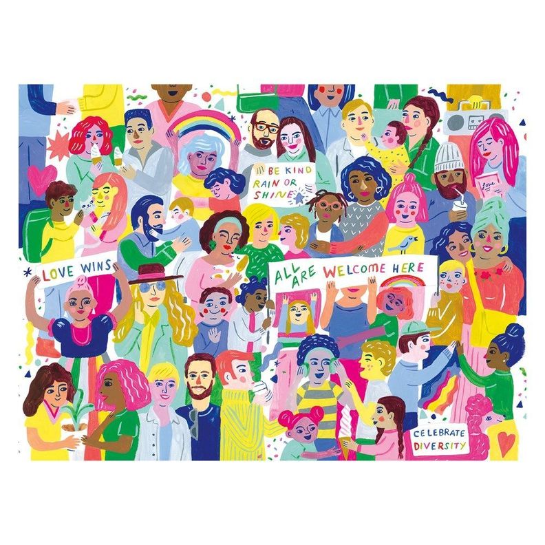 PUZZLE 1000PCS, TODOS SON BIENVENIDOS-0