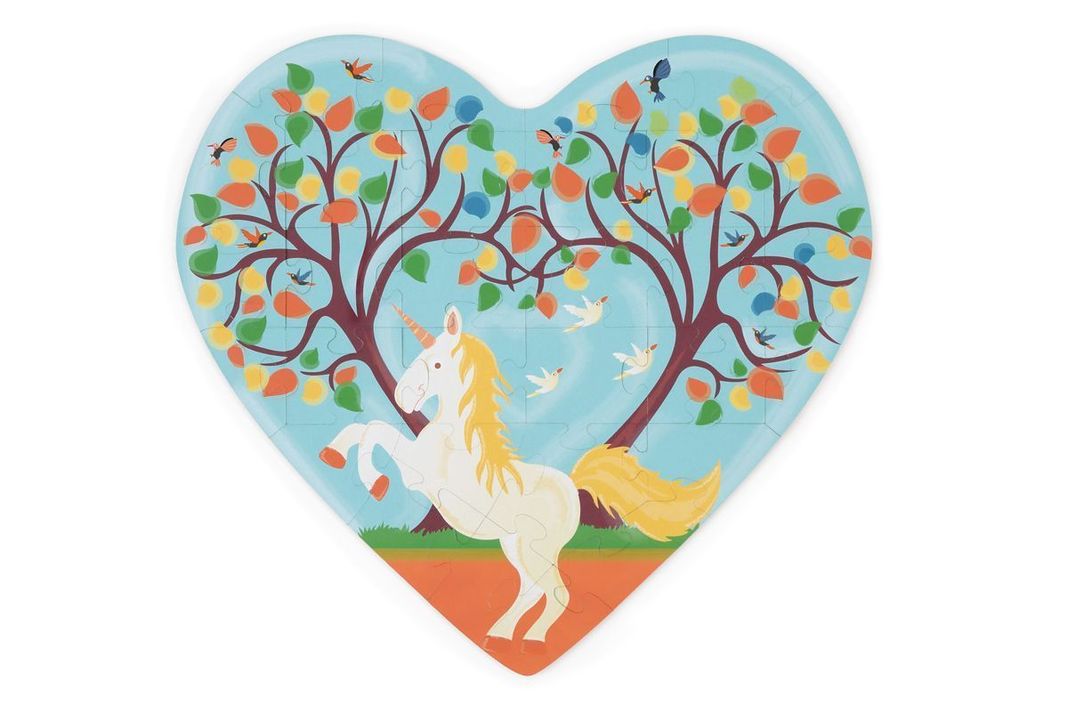 PUZZLE 30PCS CON FORMA, UNICORNIO