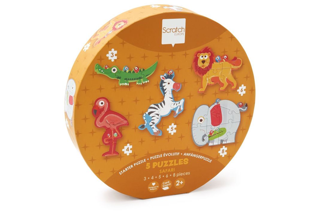 PUZZLE PROGRESIVO SAFARI, 5 PUZZLES-6