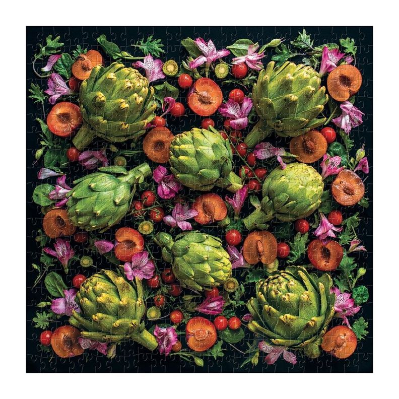 PUZZLE 500PCS, ALCACHOFA FLORAL-0