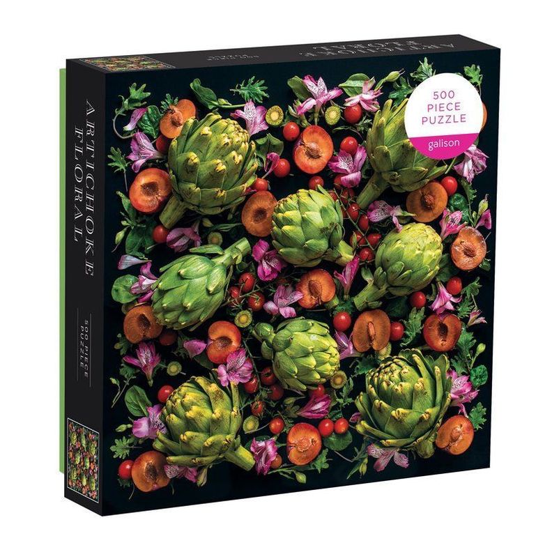 PUZZLE 500PCS, ALCACHOFA FLORAL-1