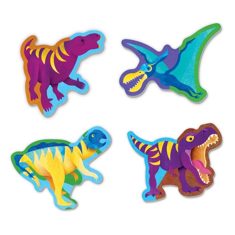 PUZZLE 80PCS, GEOGRAFIA DINOSAURIOS-3