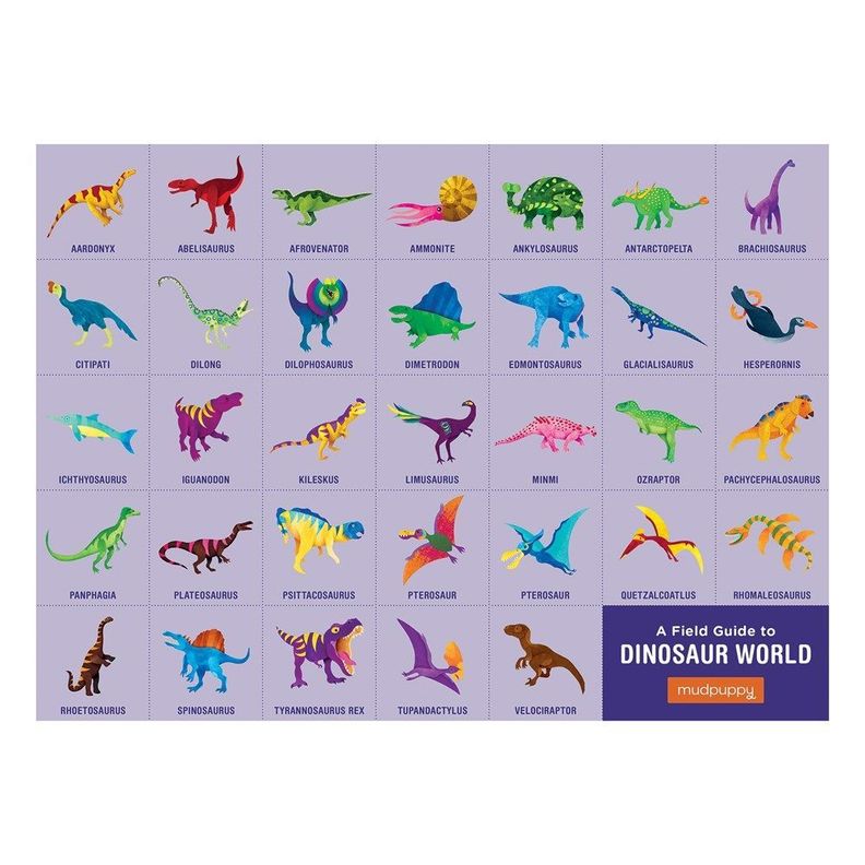 PUZZLE 80PCS, GEOGRAFIA DINOSAURIOS-2