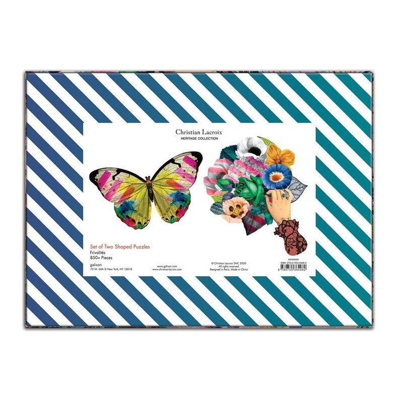 2 PUZZLES CON FORMA 850PCS, CHRISTIAN LACROIX-1