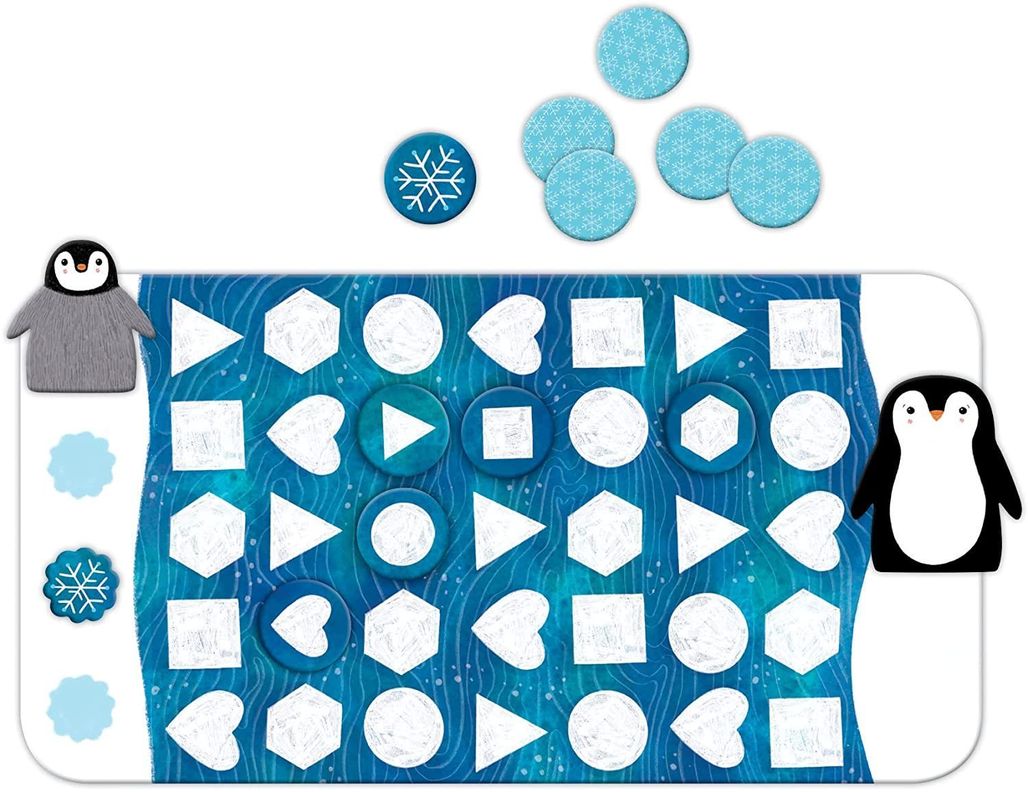 JUEGO DE MESA, AVENTURA DE PINGÜINO EN UN ICEBERG-1