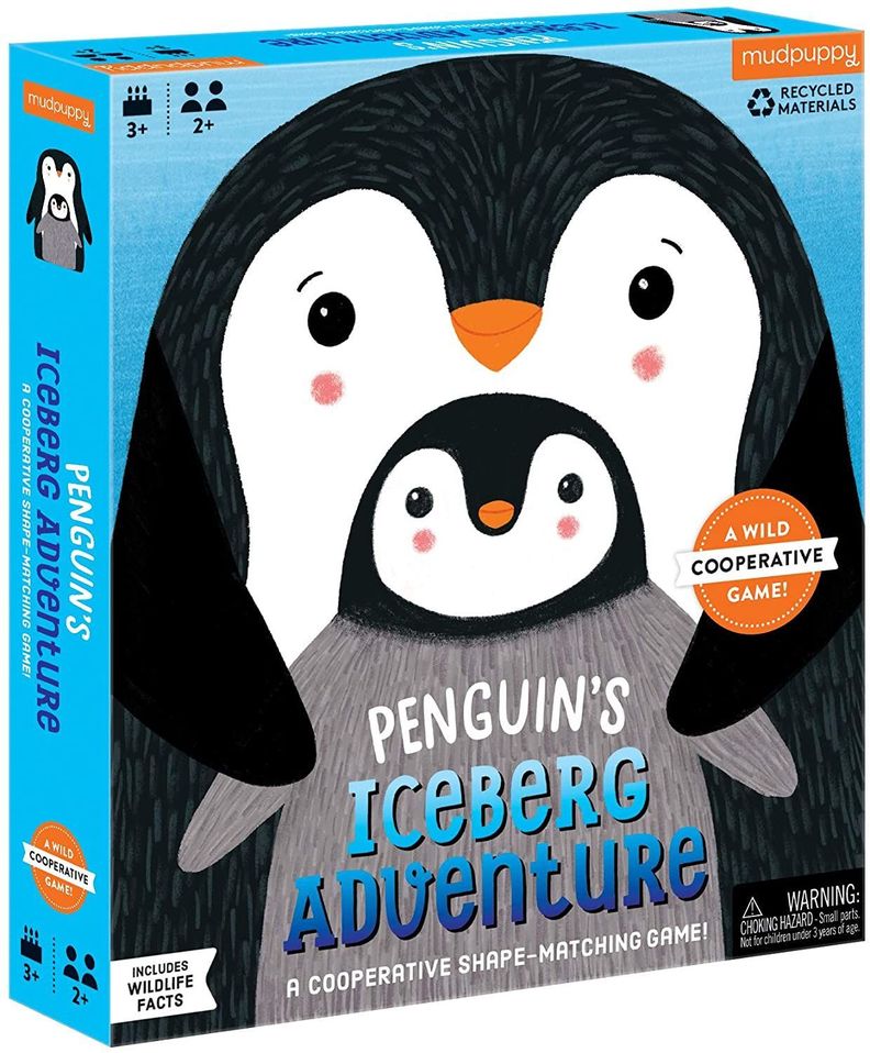 JUEGO DE MESA, AVENTURA DE PINGÜINO EN UN ICEBERG-0