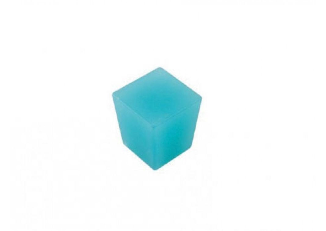 PERILLA CUADRADO AZUL RESINA 22MM-0