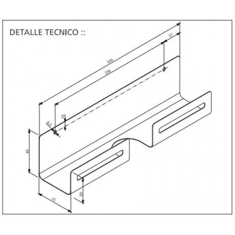 COLGADOR ESCOBAS GRIS-2