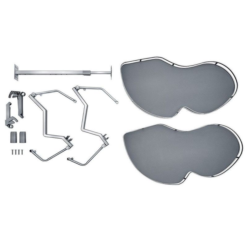 ESQUINERO EXTRAIBLE IZQ PARA PUERTA 450MM ANTRACITA-0