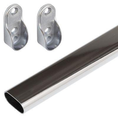 BARRA CLOSET CON SOPORTES 1500MM CROMADA PACK-0