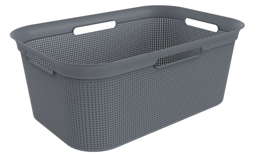 Cesta de ropa brisen 41l 59x23x39 antracita-0
