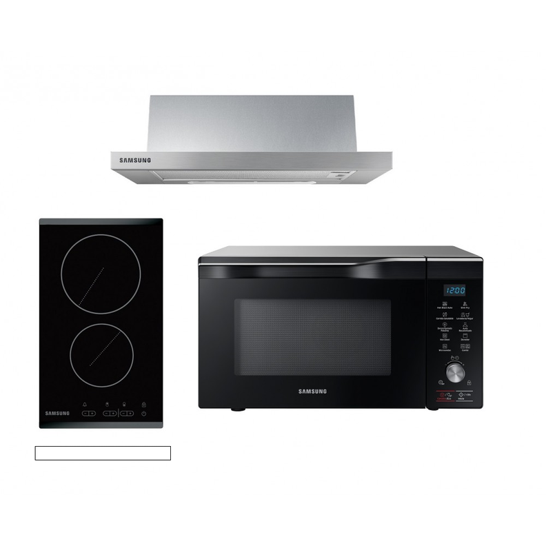 KIT SAMSUNG CAMPANA + ENCIMERA + MICROONDAS-6