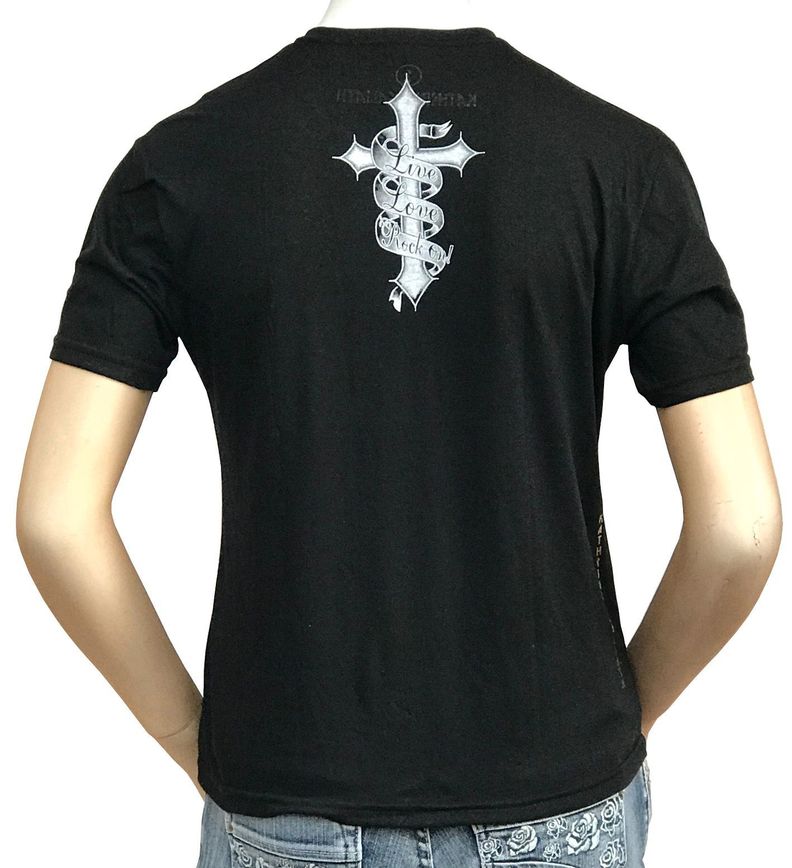 Polera Juvenil Niña Calavera Rezo-1