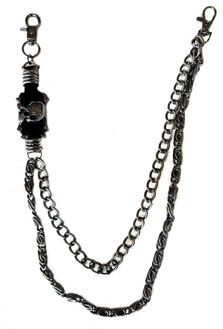 Cadena para Jeans con Calavera de Metal-0