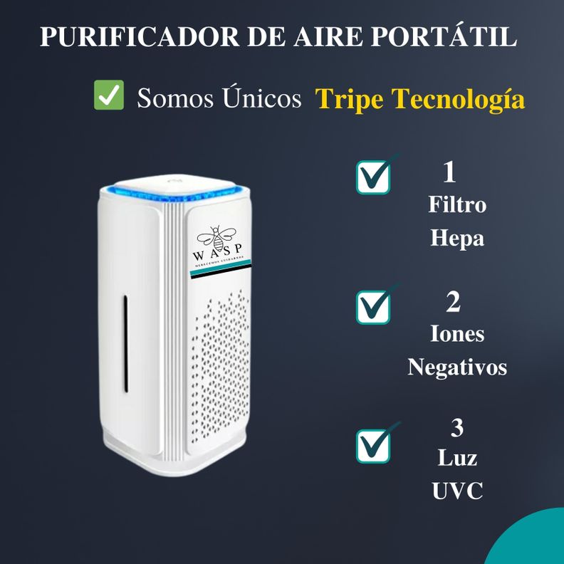 Purificador de aire con filtro hepa, ionizador y luz uv-4