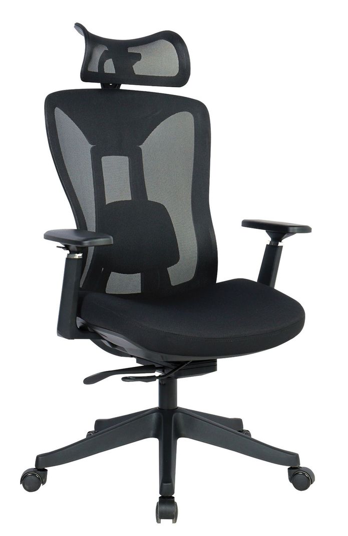 Silla Ejecutiva Ergonómica Krone Titán PRO con Soporte Lumbar-0