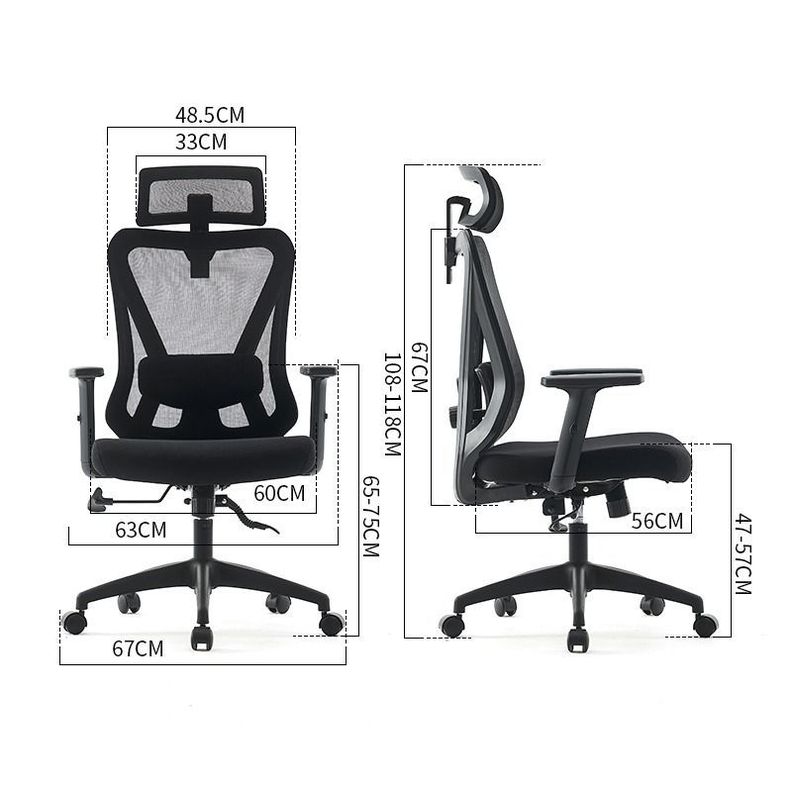 Silla Ejecutiva Ergonómica Krone Titán con Soporte Lumbar-5