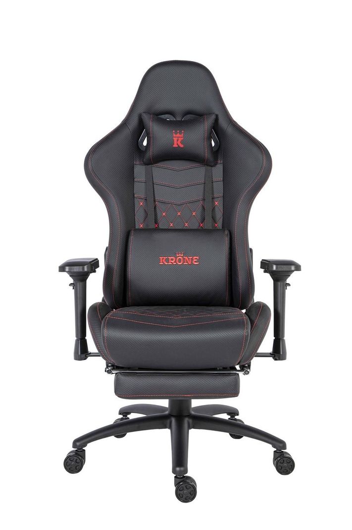 Silla Gamer Oficina Krone XL PRO Reclinable + Masaje + Apoyapies