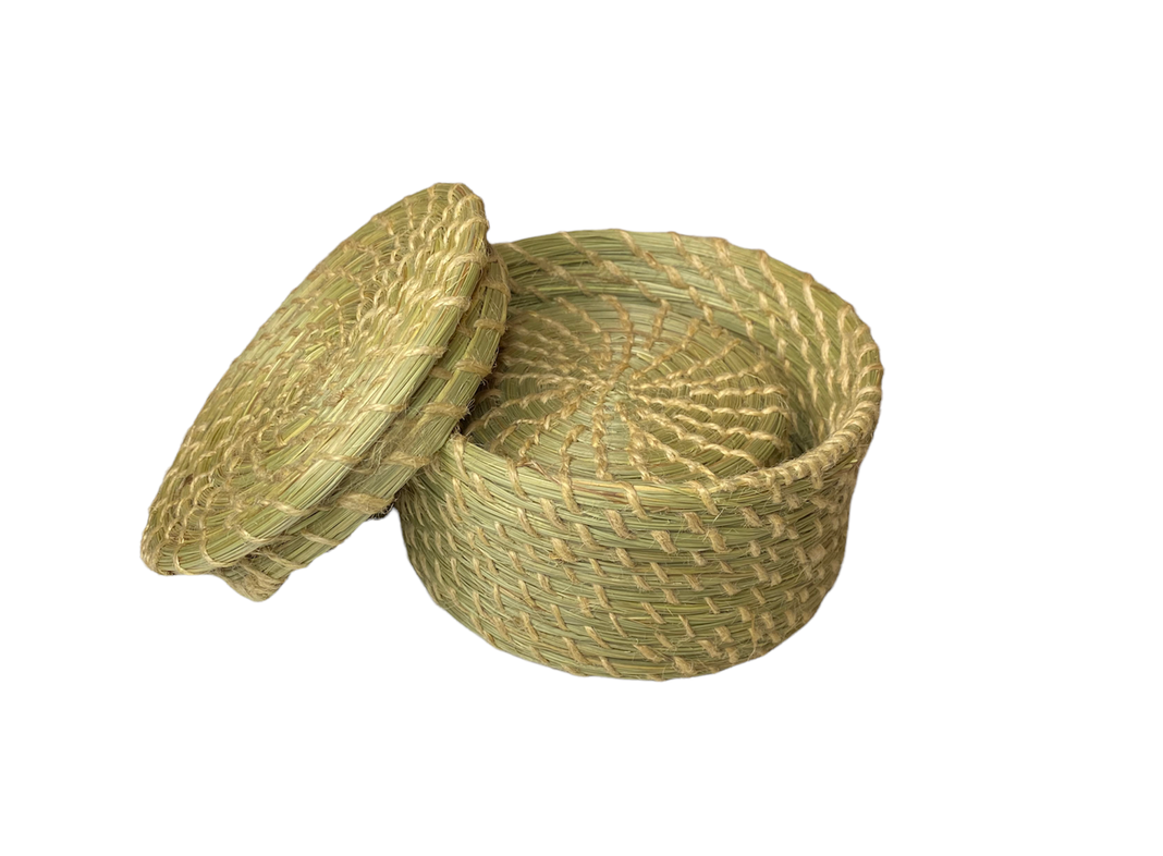 Set 6 Posavasos fibra vegetal 8 cm-1