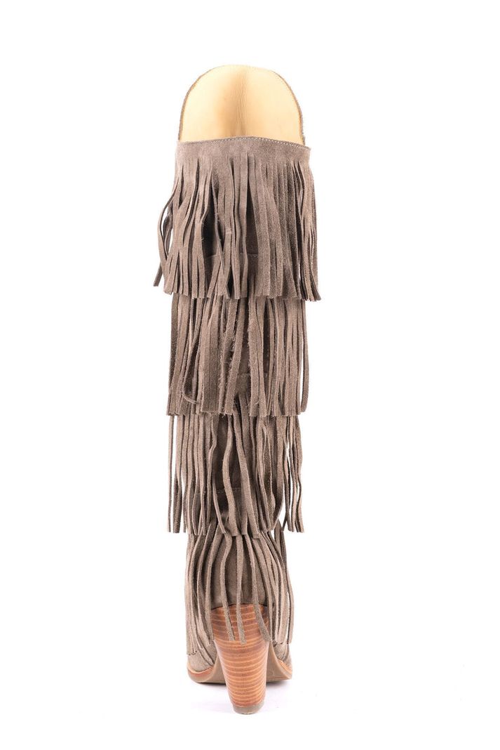 Bota Rebecca Texana Taupe Pao Pecados-1