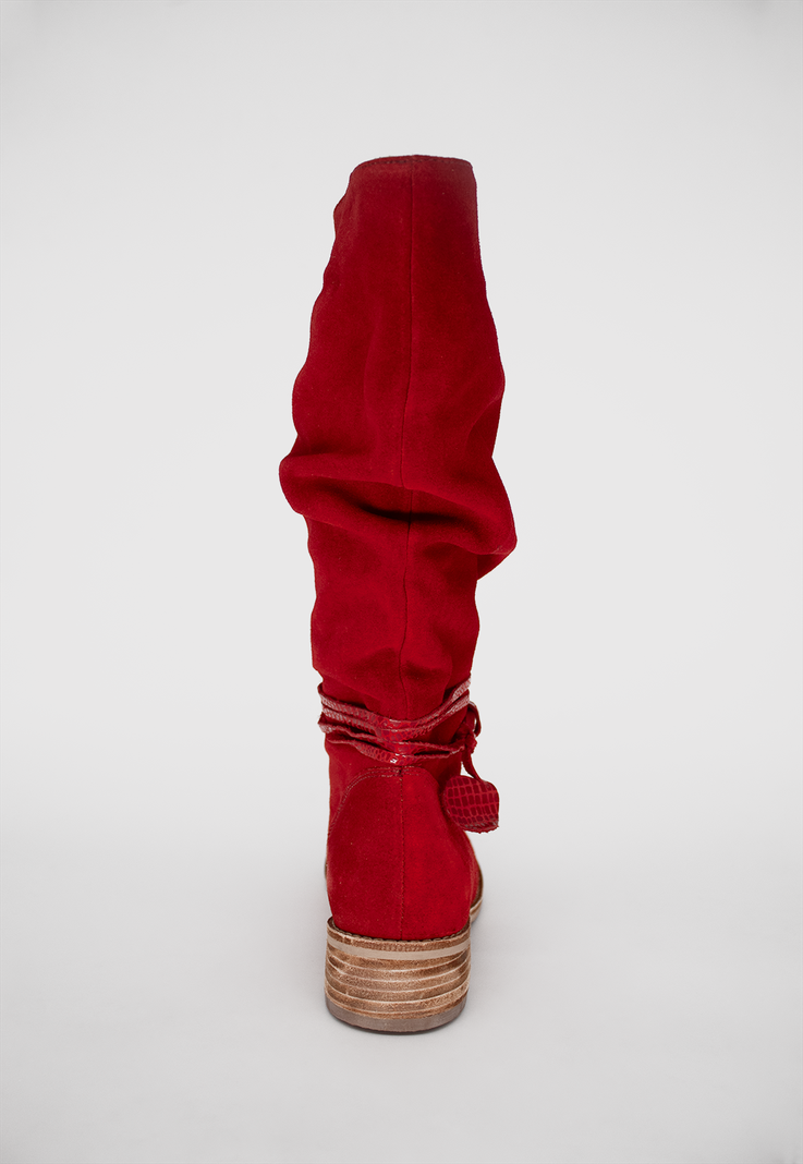 Bota Belen Rojo Pao Pecados-3