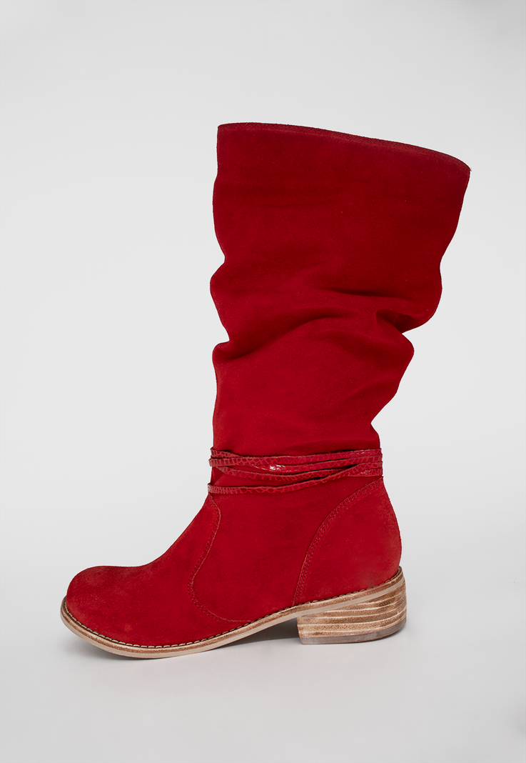 Bota Belen Rojo Pao Pecados-5