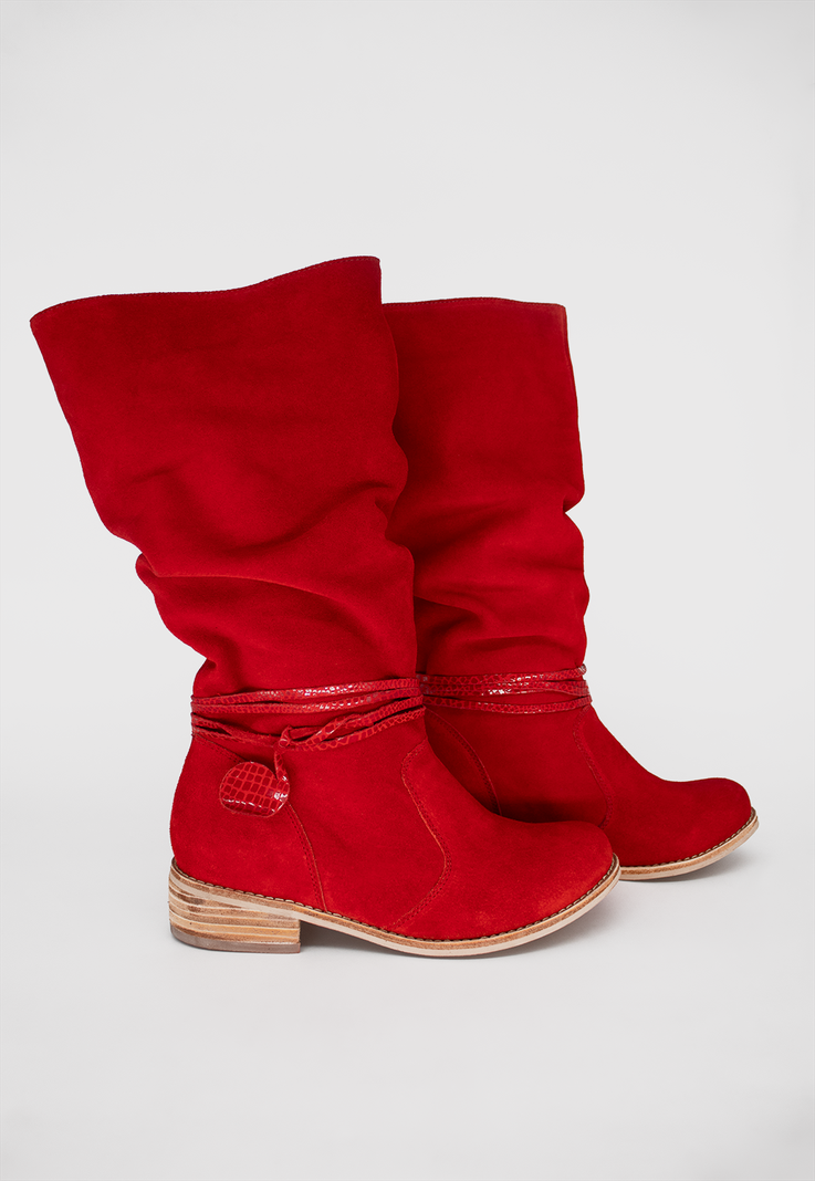 Bota Belen Rojo Pao Pecados-6