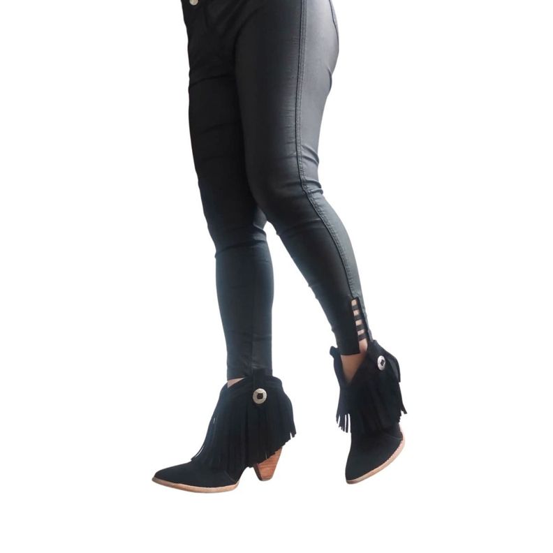 Botin Chascona Negro Pao Pecados