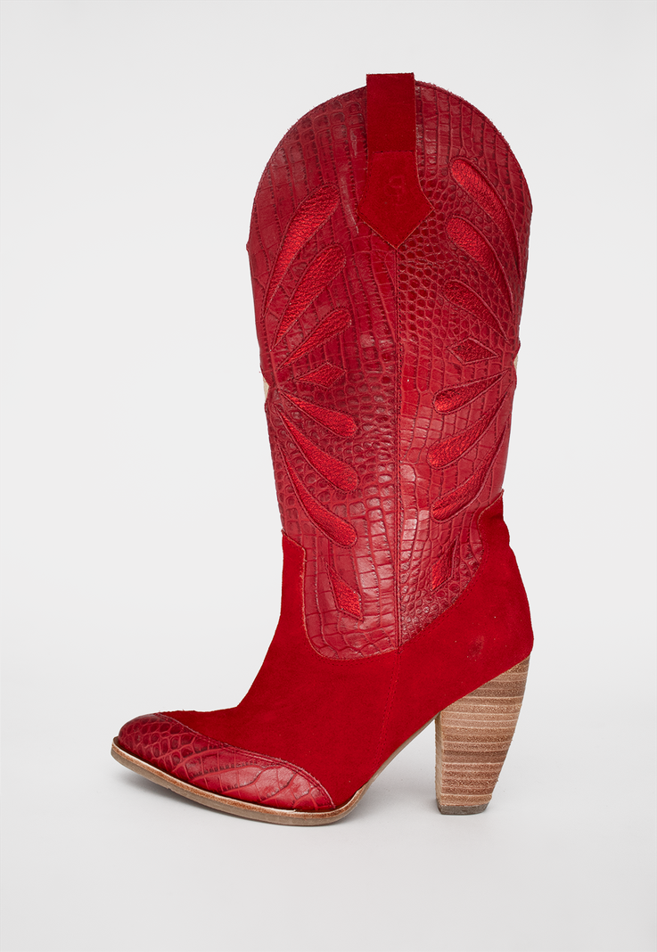 Bota Paz Roja Pao Pecados -1