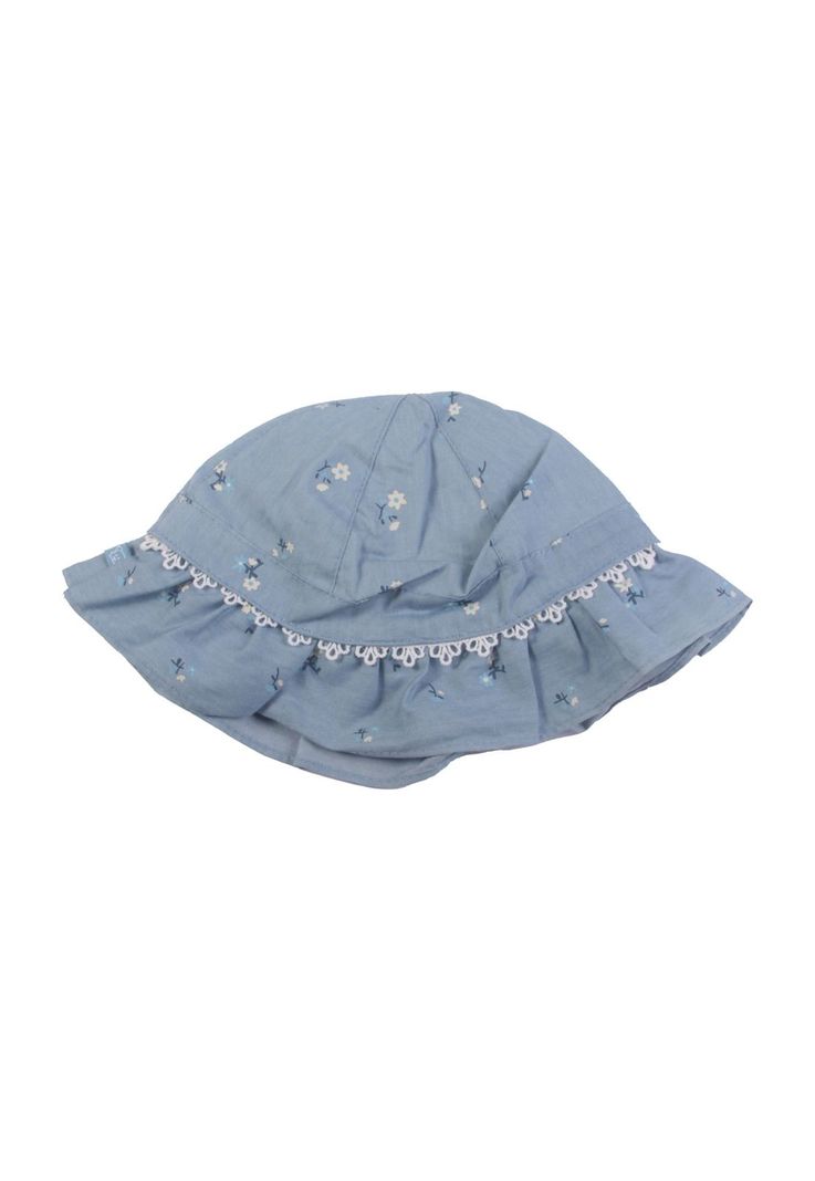 Gorro Bebe Niña Celeste Pillín-0