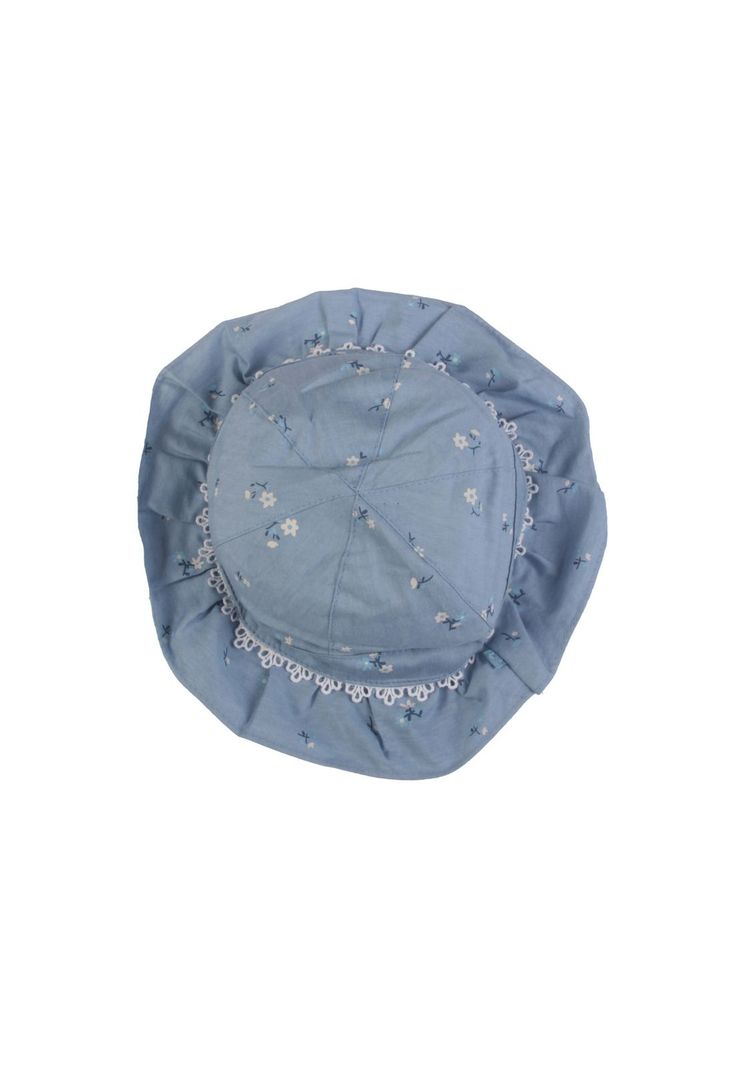 Gorro Bebe Niña Celeste Pillín-3