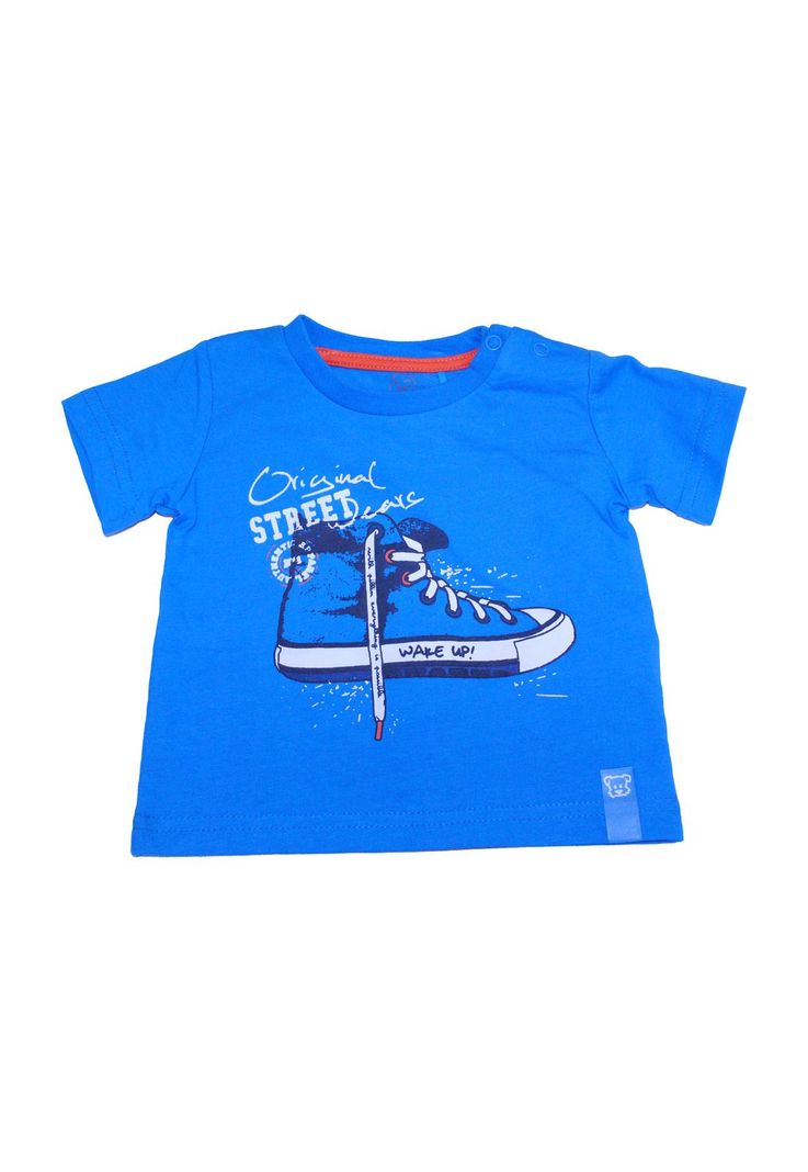 Polera Bebe Niño Azul Pillin-0