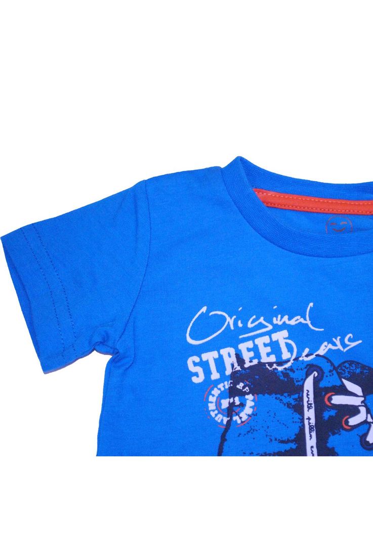 Polera Bebe Niño Azul Pillin-2