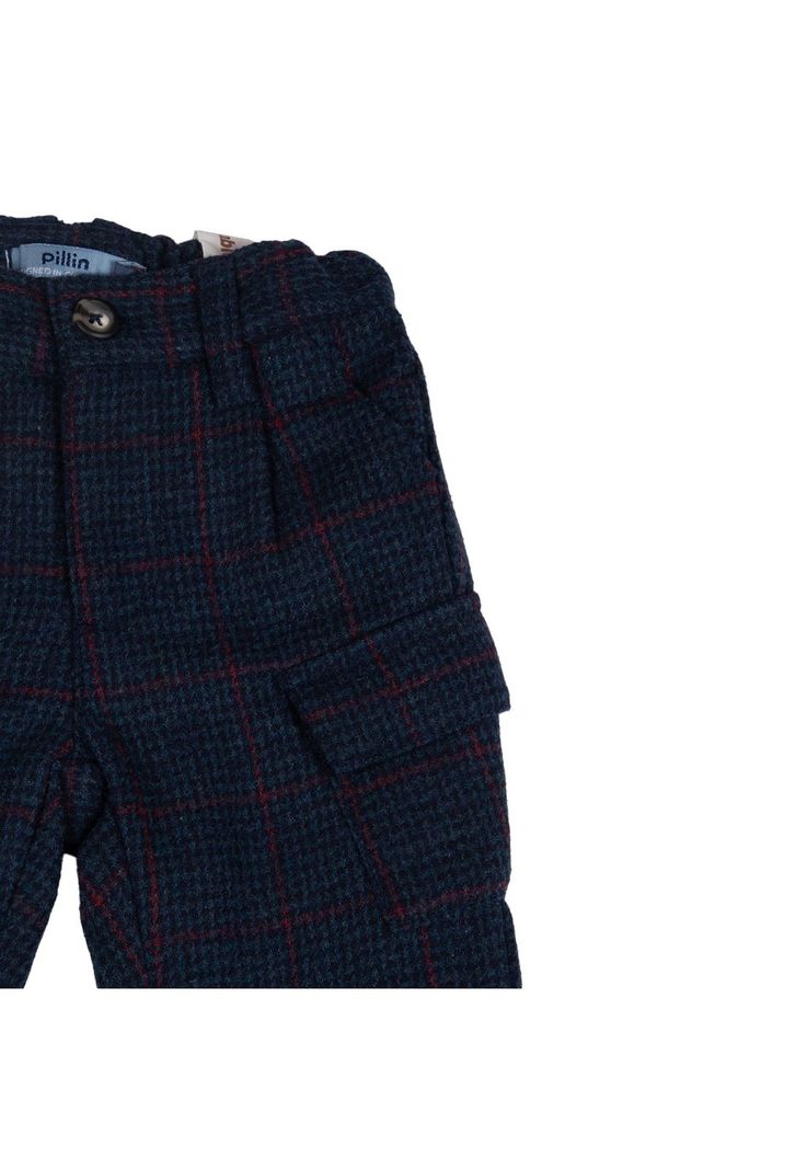 Pantalón Bebe  Azul Pillin ( PVB832-25AZU )-1