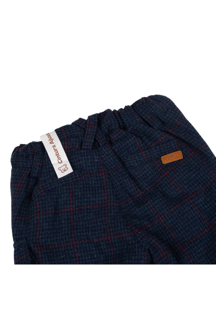 Pantalón Bebe  Azul Pillin ( PVB832-25AZU )-3