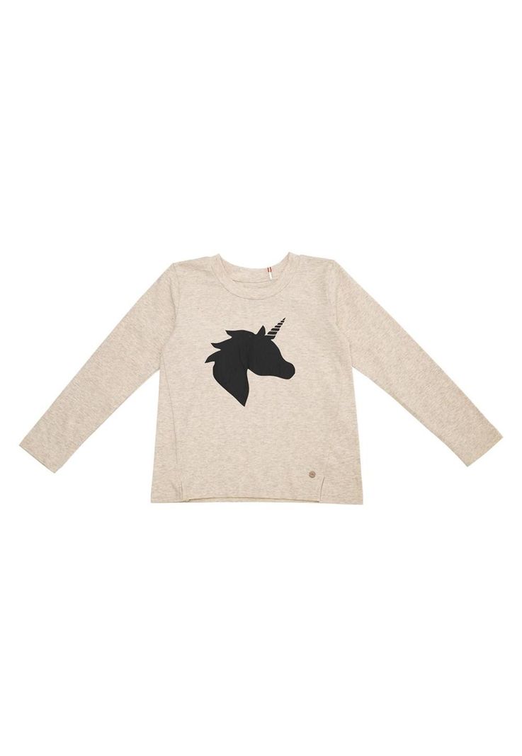 Polera Niña M/L Estampada Blanco Pillin-0
