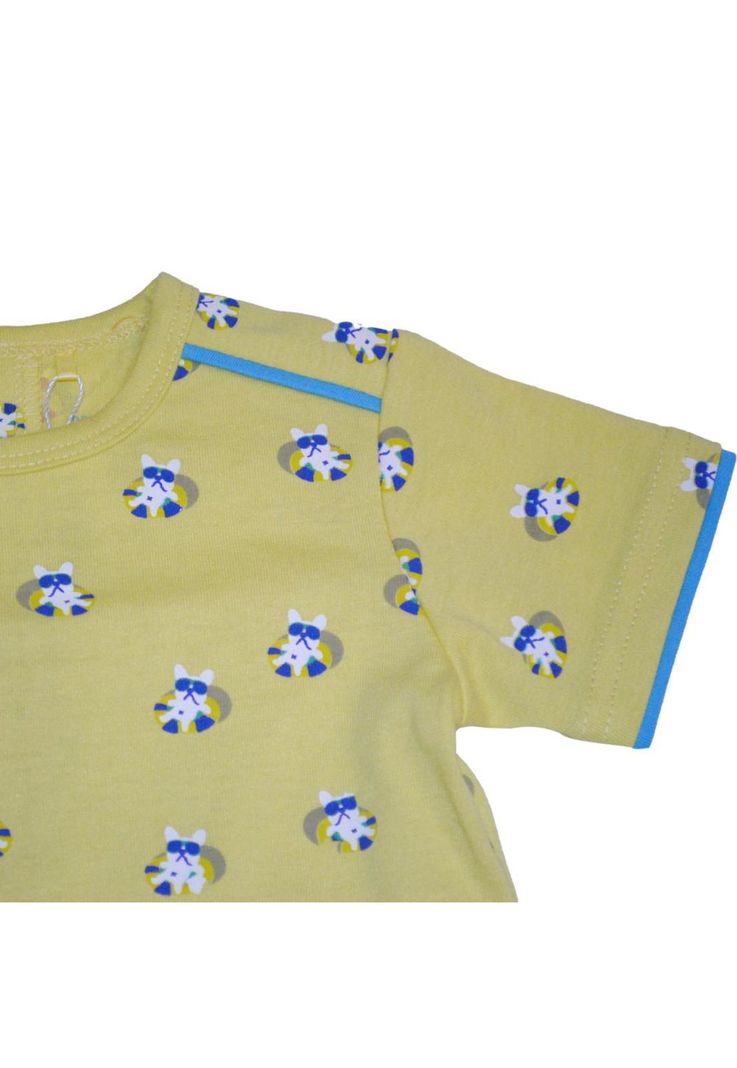 Polera Bebe Niño Amarillo Pillin-1