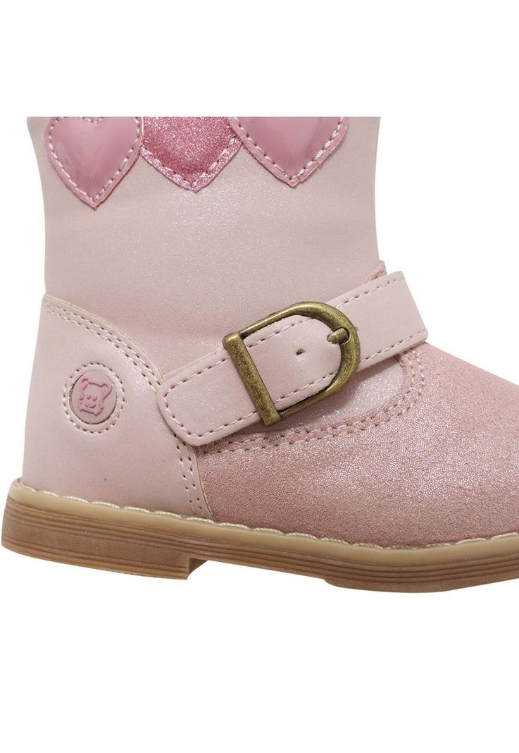 Bota Bebé Niña Rosado Pillin-3