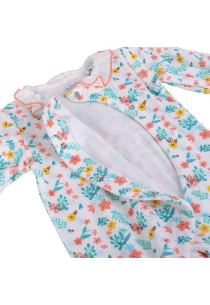 Osito Plush Bebé Niña Blanco Pillin (PVW312BCO)-3