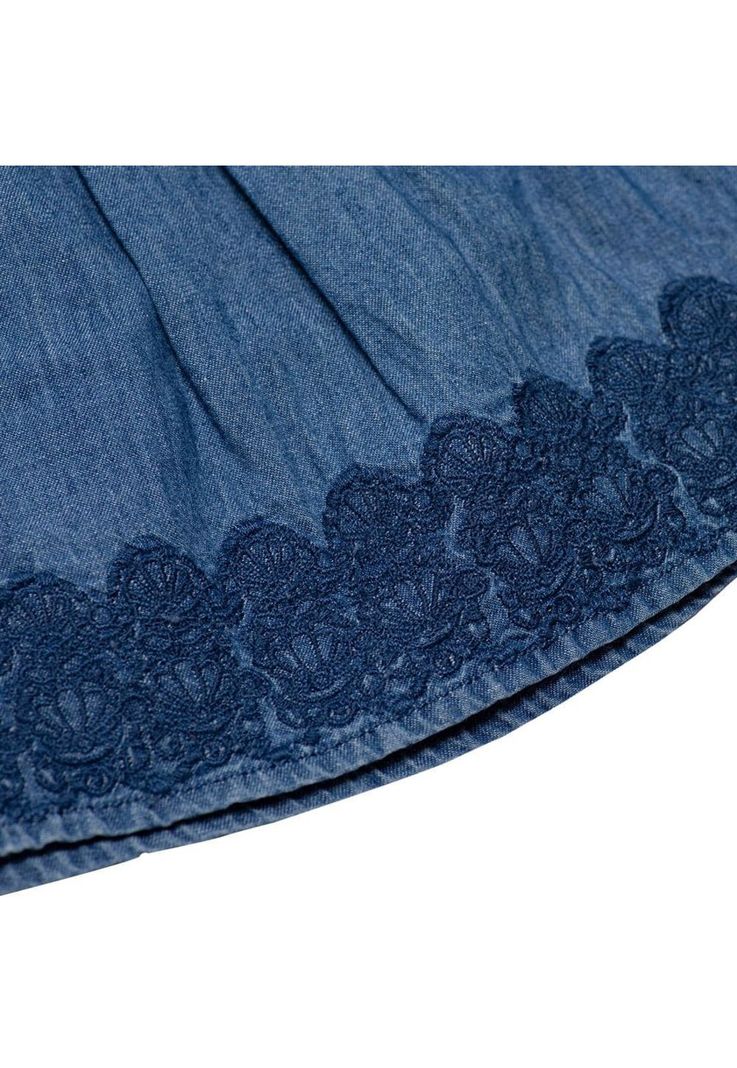 Vestido Bebe Niña Azul Pillin-2