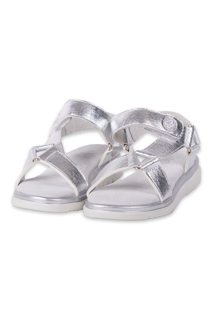 Sandalias Niña Plateado Pillin (PZA406-24PLA)-0