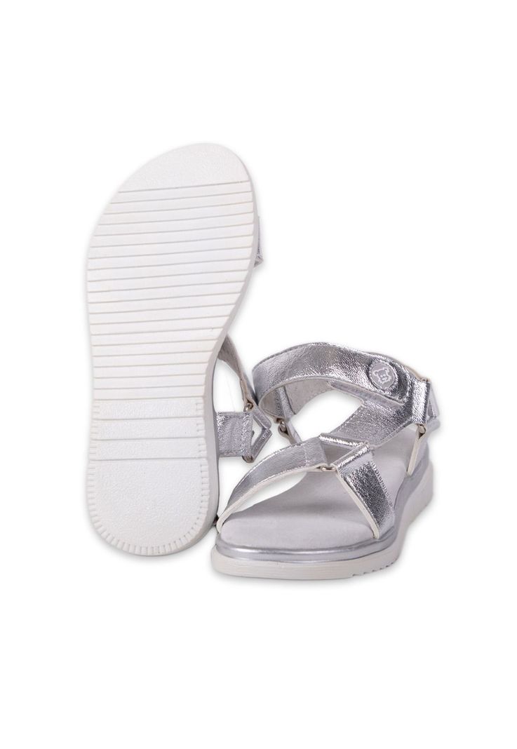 Sandalias Niña Plateado Pillin (PZA406-24PLA)-1