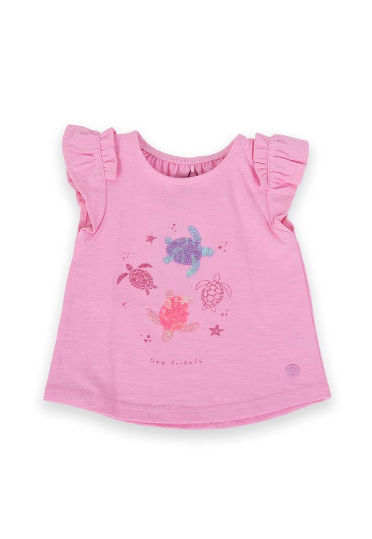 Polera Bebé Niña Rosado Pillin-1