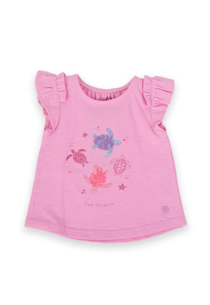 Polera Bebé Niña Rosado Pillin-0