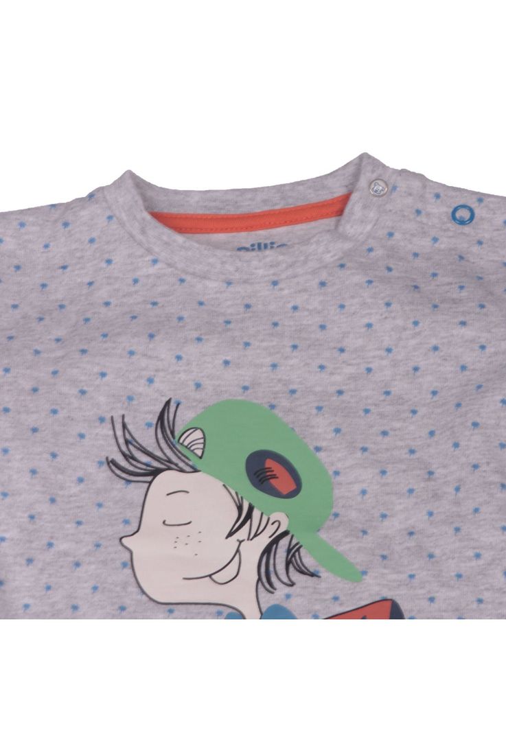 Conjunto Bebe Niño Gris Pillin-2