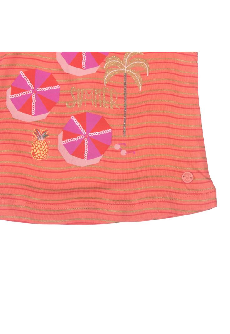 Polera Bebe Niña Naranja Pillin-3